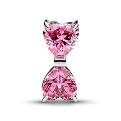 Pandora Joya Charm Plata Lazo Rosa 794253C01