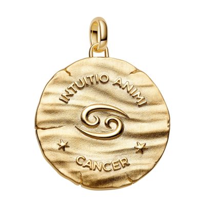 Pandora Jewelry medal-like pendant XL zodiac sign Cancer 765001C01