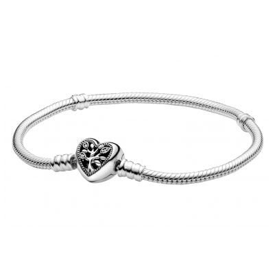 Pandora Jewelery women's bracelet Moments family tree heart clasp 598827C01