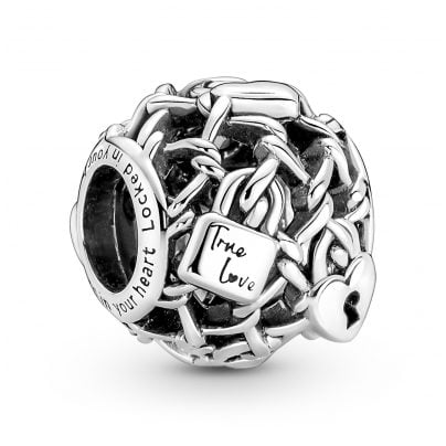 Pandora Schmuck Silber Charm Kettenglieder Schloss 790071C00