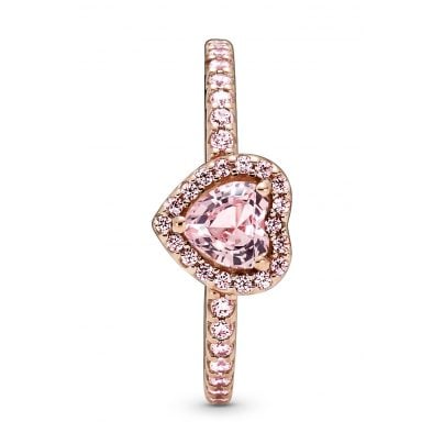 Pandora Schmuck Damen-Ring Erhabenes Herz Rosé 188421C04