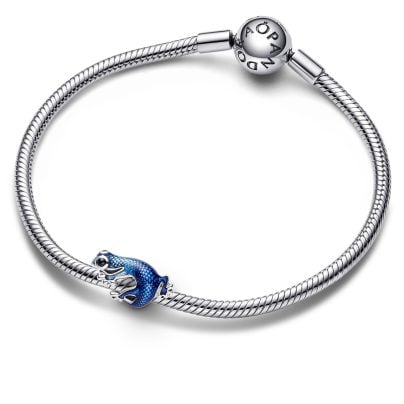 Pandora Ciondolo per gioielli Argento metallizzato blu Geco 792701C01