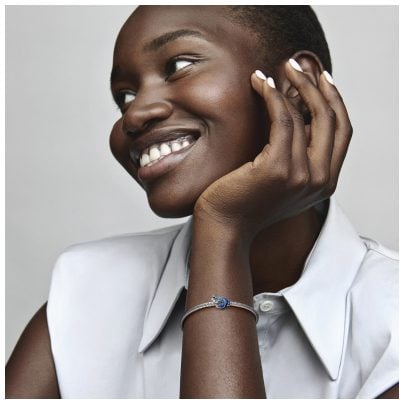 Pandora Ciondolo per gioielli Argento metallizzato blu Geco 792701C01