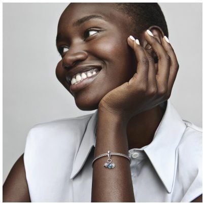 Pandora Charm colgante de joyería cámara, corazón y brújula 792703C01