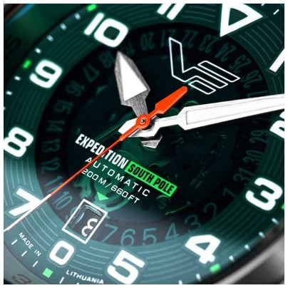 Vostok Europe Herrenuhr Expedition South Pole Automatik Braun/Grün NH35-592A759
