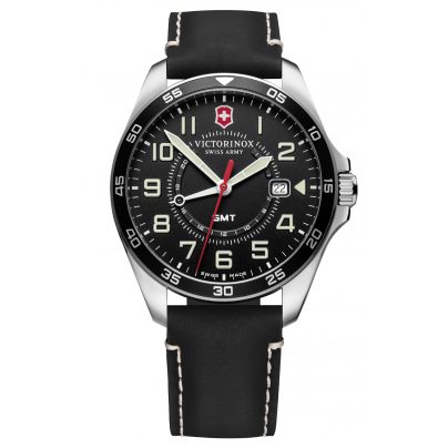 Victorinox Mens Wrist Band Watch Fieldforce Gmt Black 241895 | eBay