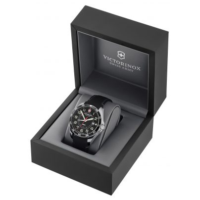 Victorinox Mens Wrist Band Watch Fieldforce Gmt Black 241895 | eBay