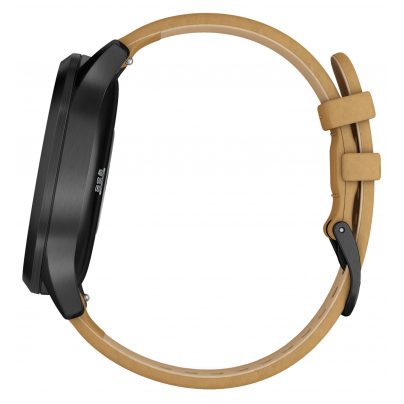 garmin vivomove hr premium black tan