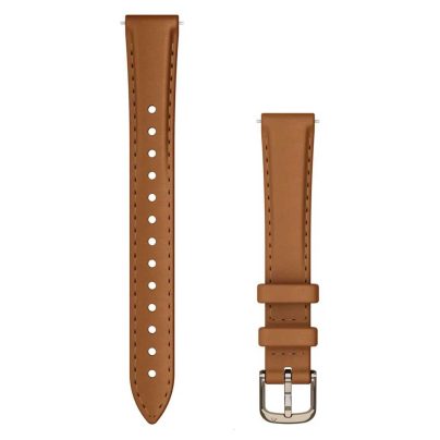 Garmin Lily 2 Wechselarmband Leder Coyote Tan 14 mm 010-13302-20