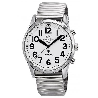 Master Time Sprechende Funk Herrenuhr mit Zugband MTGA-10691-61M