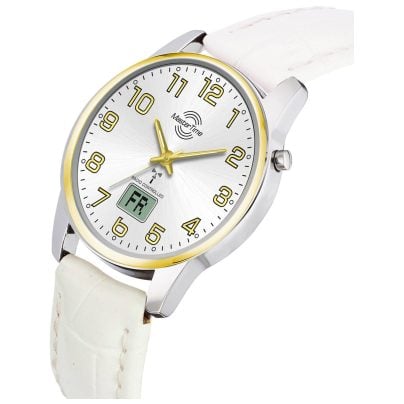 Master Time Montre femme radio basique blanc/bicolore MTLA-10799-42L