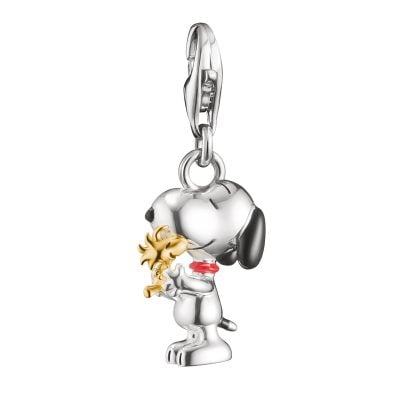 Thomas Sabo Schmuck Charm-Anhänger Snoopy mit Woodstock Freunde Peanuts Connect 2228-427-7