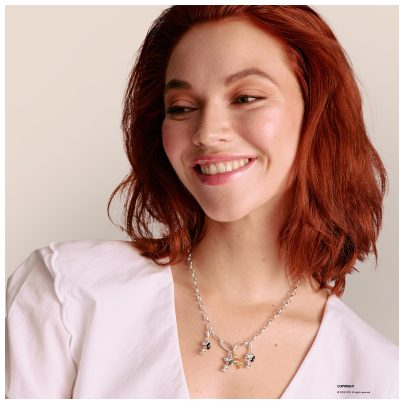 Thomas Sabo Schmuck Charm-Anhänger Snoopy mit Woodstock Freunde Peanuts Connect 2228-427-7