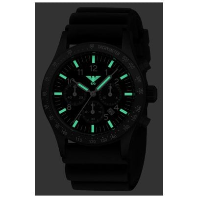 KHS Chronograph Solar Hook Platoon Chrono Chrono Plabsc.DB