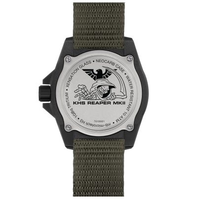 KHS Orologio da uomo Reaper MKII Oliva/Nero RE2XTF.NSGO