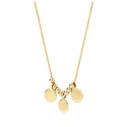 Blush Schmuck Halskette für Frauen Plättchen 585 Gelbgold 3170YGO