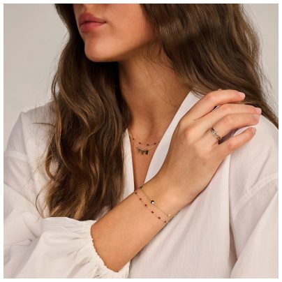 Blush Schmuck Halskette für Frauen Plättchen 585 Gelbgold 3170YGO